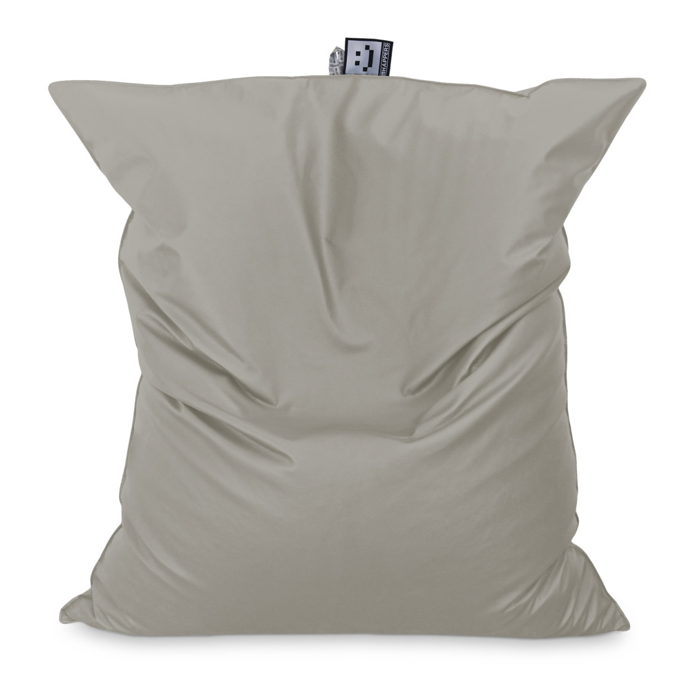 Big Puff Polipiel para Exterior o Interio Gris Claro ()