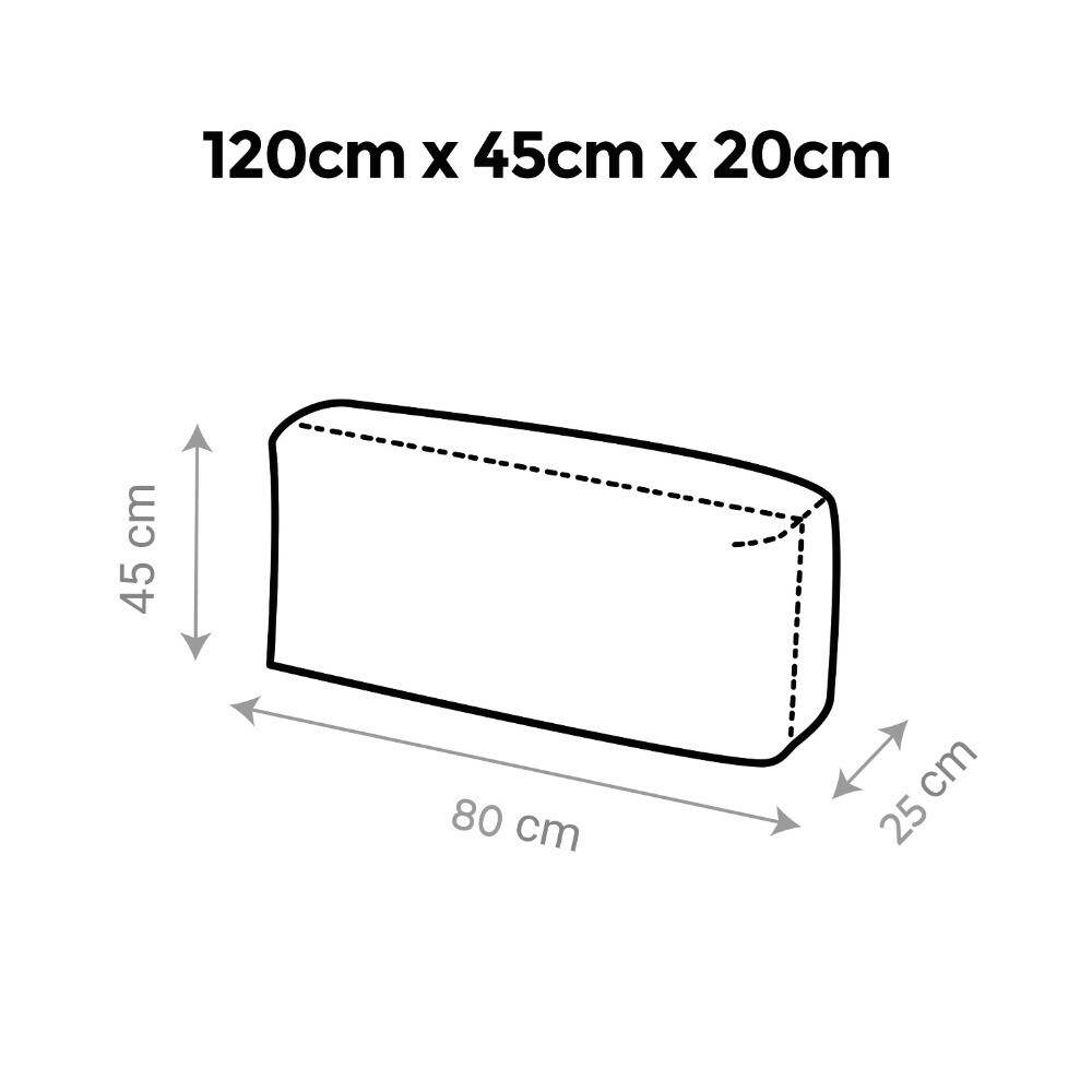 Cojín para palets Polipiel Exterior Patagonia Gris (6)