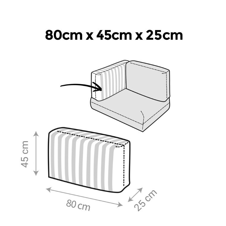 Cojín para Palets Toldotex Beig (6)