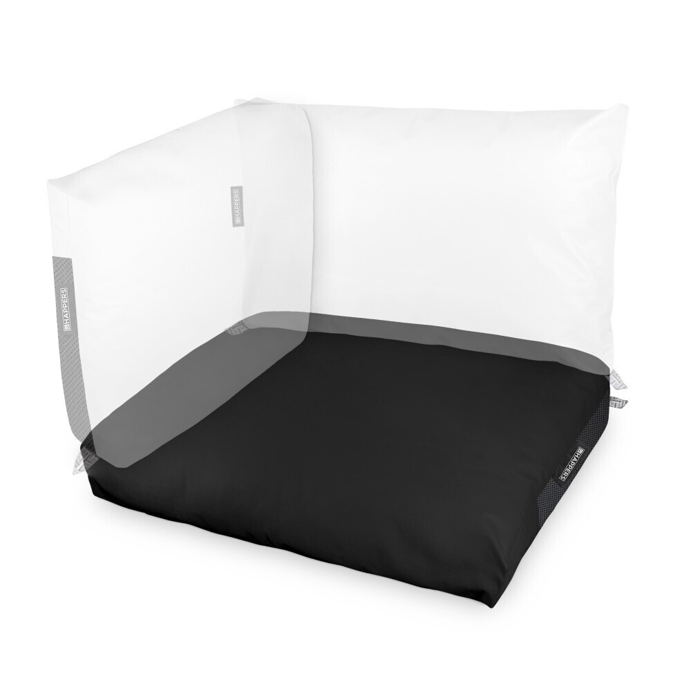 Cojín para palets Polipiel Exterior Negro (2)