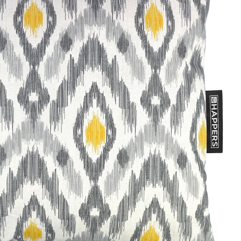 Cojín para palets de exterior Étnico Mostaza/Gris Naylim (9)