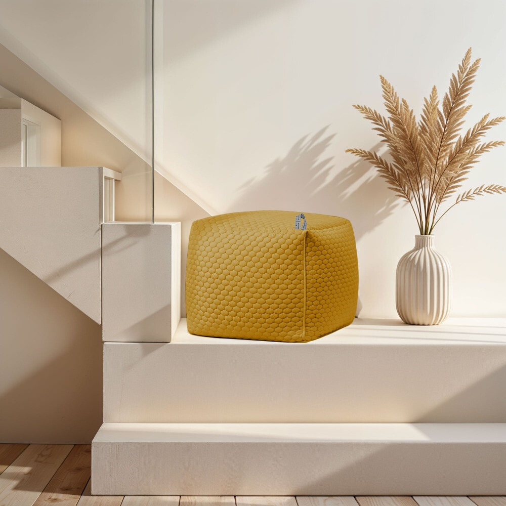 Puff Cuadrado Morgan Ocre (6)